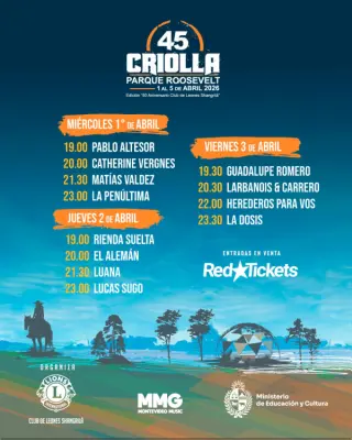 45ª Criolla Internacional Parque Roosevelt